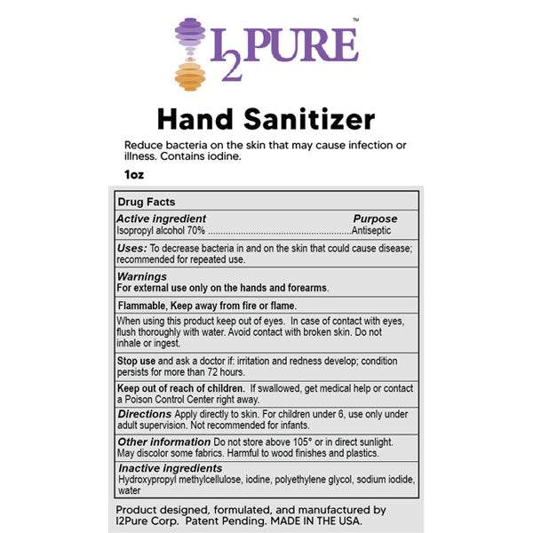 I2Pure Hand Sanitizer 6-pack